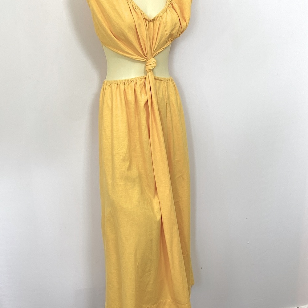 Farm Rio 2 Piece Maxi Dress Skirt and Top Knotted Waist NWOT small - Picture 6 of 9